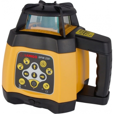 LAMIGO SPIN 220G NIWELATOR LASEROWY SET STATYW KORBOWY + ŁATA